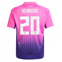 Maglia Calcio Germania Benjamin Henrichs #20 Seconda Divisa Europei 2024 Manica Corta